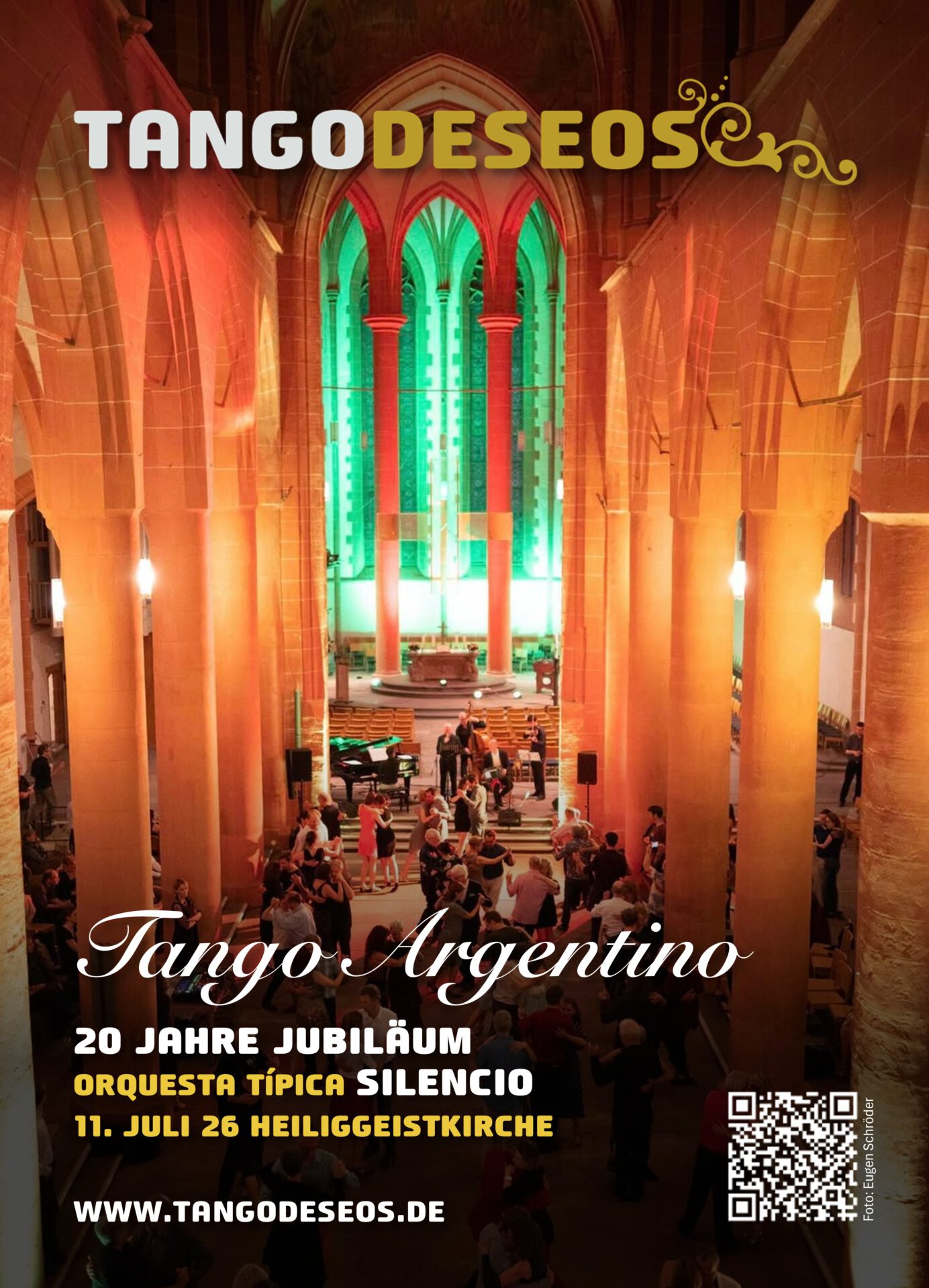 20 Jahre Jubiläum - Milonga in der Heiliggeistkirche mit Tango-Orchester SILENCIO