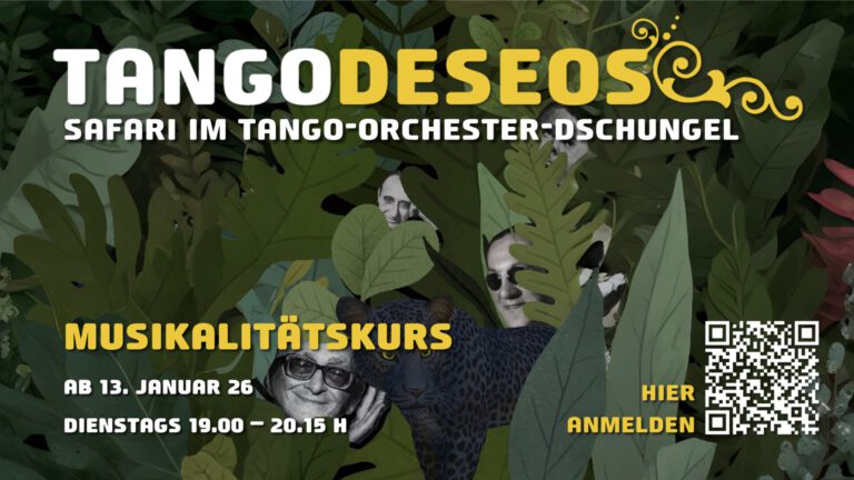 Mehr über den Artikel erfahren Musikalitätskurs – Safari im Tango-Orchester-Dschungel