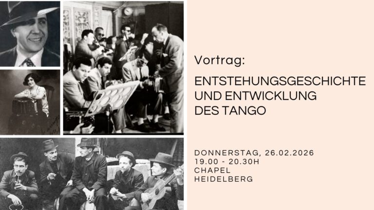 Mehr über den Artikel erfahren Vortrag: Entstehungsgeschichte und Entwicklung des Tango