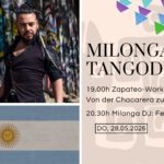MILONGA Tangodeseos mit DJ Fernando Romero und WS Zapateo